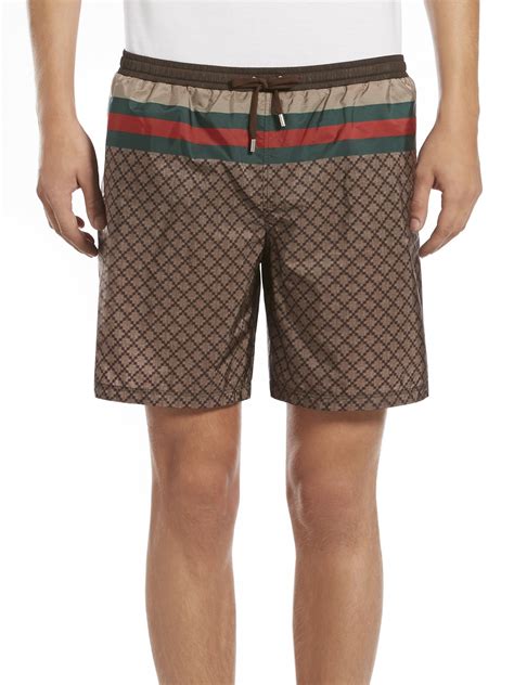 gucci men swimwear|gucci swim trunks for men.